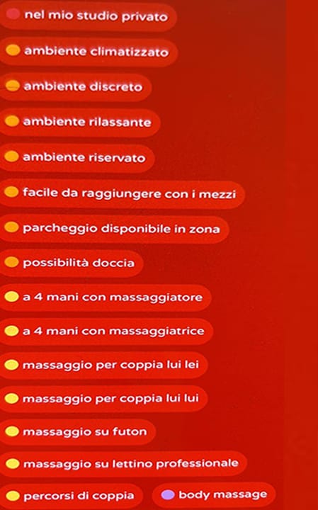 Bella Massage Massaggi Imperia